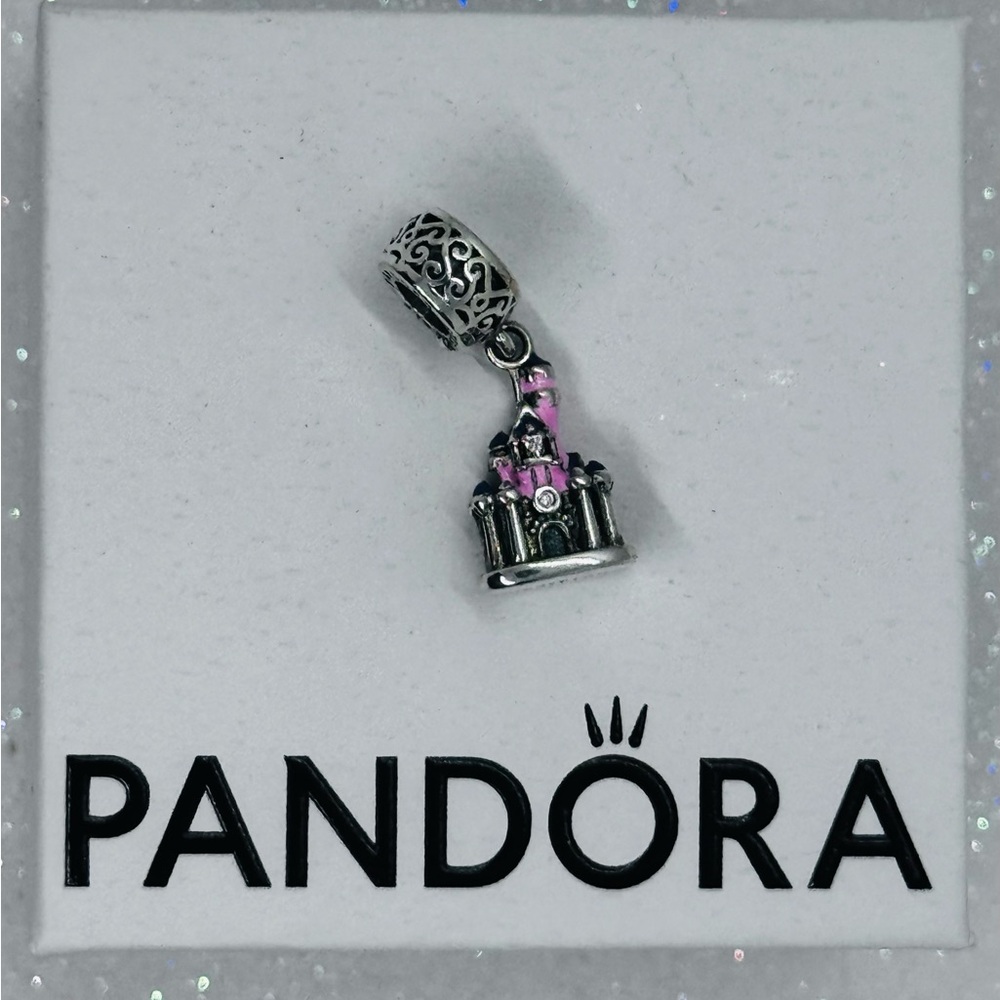 Pandora Disneyland Parks Cinderella Castle Dangle Charm New